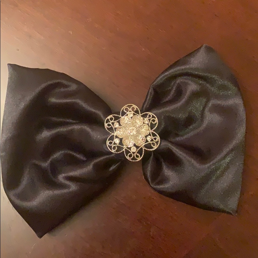 Satin hair bow